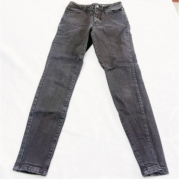American Apparel The Pencil Jean Black Denim Jeans Size 28 - Picture 2 of 7